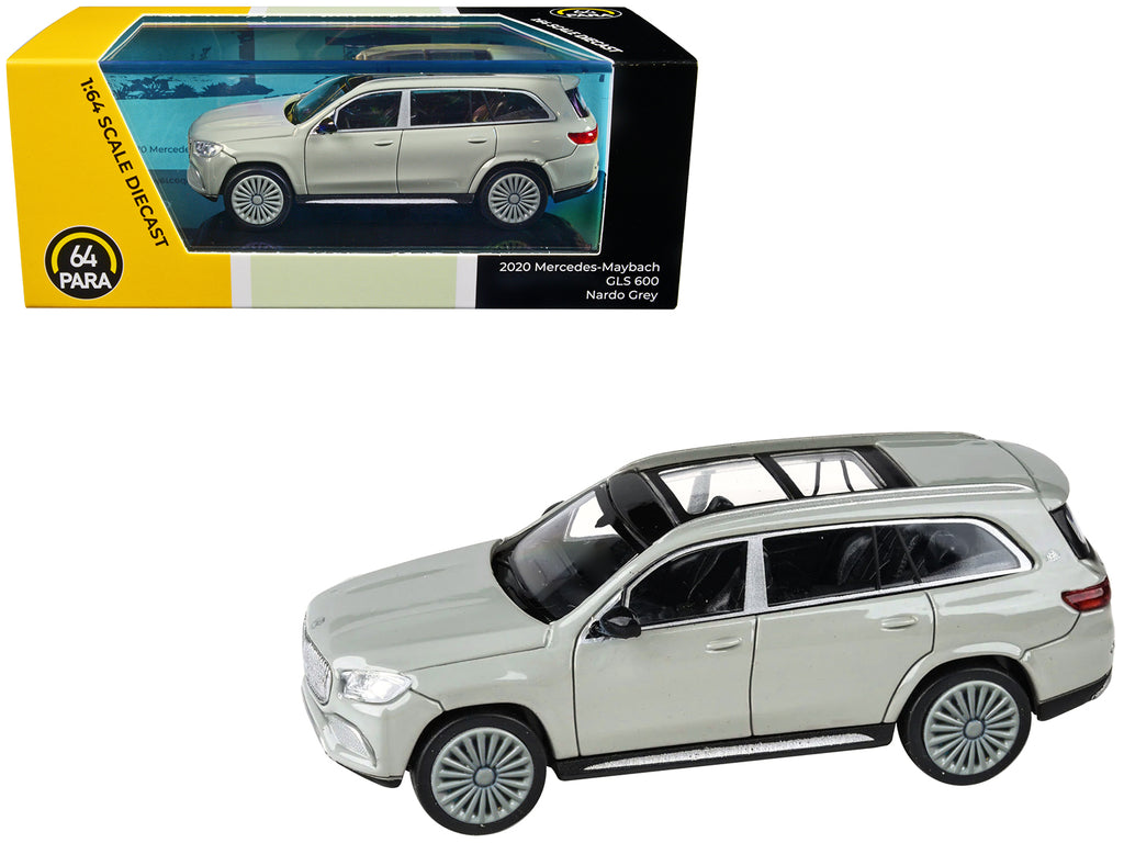 Mercedes-Maybach GLS 600 Nardo Gray with Sunroof 1/64 Diecast Model Ca ...