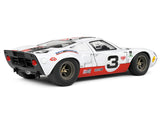 Ford GT40 MK1 #3 "Eric Dean Design" White with Red and Black Stripes "Competition" Series 1/18 Diecast Model Car by Solido