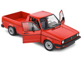 1983 Volkswagen Caddy MK 1 Pickup Truck Mars Red 1/18 Diecast Model by Solido