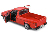 1983 Volkswagen Caddy MK 1 Pickup Truck Mars Red 1/18 Diecast Model by Solido