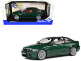 2000 BMW E46 M3 Coupe Oxford Green Metallic 1/18 Diecast Model Car by Solido