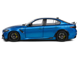 2022 Alfa Romeo Giulia GTA Anodized Blue Metallic with Carbon Top 1/18 Diecast Model Car by Solido