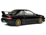 1998 Subaru Impreza 22B RHD (Right Hand Drive) Black with Gold Wheels 1/18 Diecast Model Car by Solido