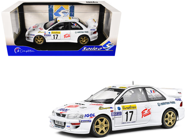 Subaru Impreza S5 WRC99 22B #17 Gilles Panizzi - Herve Panizzi "Monte Carlo Rally" (1999) "Competition" Series 1/18 Diecast Model Car by Solido