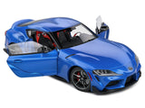 2021 Toyota GR Supra Horizon Blue Metallic 1/18 Diecast Model Car by Solido