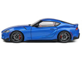 2021 Toyota GR Supra Horizon Blue Metallic 1/18 Diecast Model Car by Solido