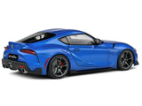 2021 Toyota GR Supra Horizon Blue Metallic 1/18 Diecast Model Car by Solido