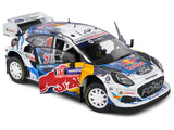 Ford Puma Rally1 Hybrid #16 Adrien Fourmaux - Alexandre Coria 3rd Place "Rally Sweden" (2024) "Competition" Series 1/18 Diecast Model Car by Solido