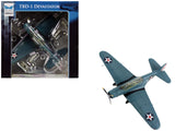 Douglas TBD-1 Devastator Bomber Aircraft "Lt. Cdr. James Brett VT-2 USS Lexington" (1942) United States Navy "SkyMax Models" Series 1/72 Diecast Model by Hobby Master