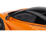 McLaren 750S McLaren Orange with Black Top 1/18 Model Car by Top Speed