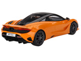 McLaren 750S McLaren Orange with Black Top 1/18 Model Car by Top Speed