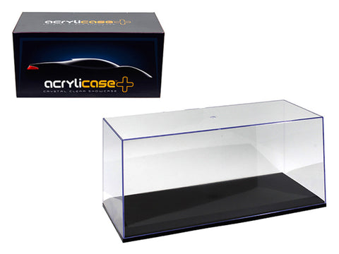 Collectible Acrylic Display Case with black base for 1/18 and 1/24 Diecast Models by Illumibox