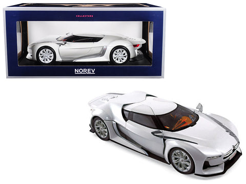 Citroen Concept GT White Salon de Paris 2008 1/18 Diecast Model Car by Norev