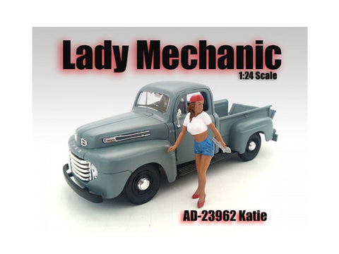 "Lady Mechanic - Katie" Accessory Figure for 1/24 Scale Models by American Diorama