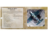 Douglass SBD-3 Dauntless Dive Bomber Plane (United States Navy 1938) 1/72 Diecast Model by Warbirds of WWII