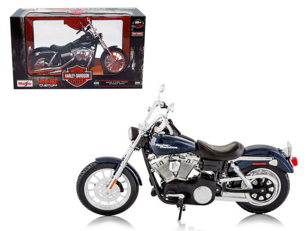 2006 Harley Davidson FXDBI Dyna Street Bob Bike 1/12 Diecast Motorcycle Model by Maisto