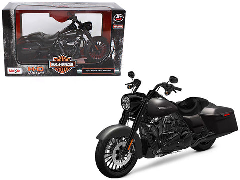 2017 Harley Davidson King Road Special Black 1/12 Diecast Motorcycle Model by Maisto