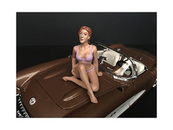 "September Bikini Calendar Girl" Figure for 1/18 Scale Diecast Models by American Diorama