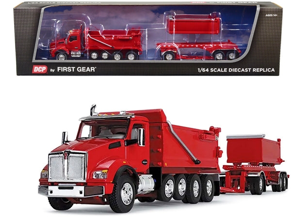 Kenworth T880 Quad-Axle Dump Truck and Rogue Transfer