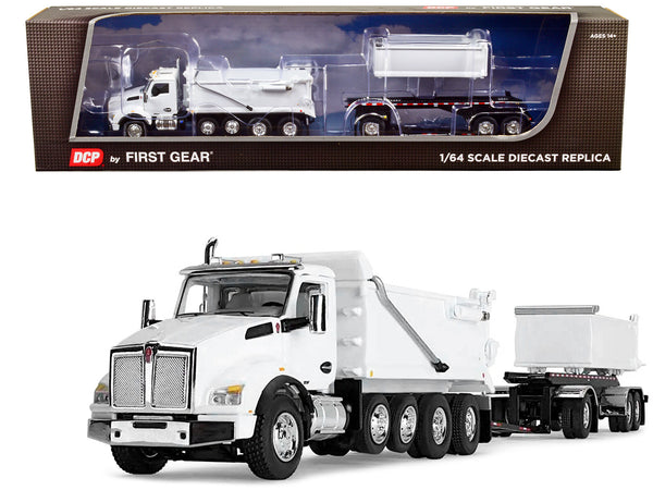 Kenworth T880 Quad-Axle Dump Truck and Rogue Transfer