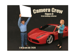 "Camera Crew" Figure #2 "Crewman Holding Reflector" For 1/18 Scale Diecast Models by American Diorama