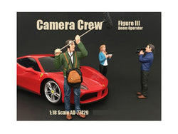 "Camera Crew" Figure #3 "Boom Operator" For 1/18 Scale Diecast Models by American Diorama