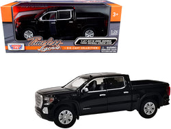 2019 GMC Sierra 1500 Denali Crew Cab Pickup Truck Black 1/27 Diecast Model by Motormax