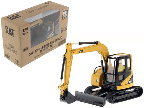 CAT Caterpillar 308C CR Excavator with Operator Core Classics Series 1/50 Diecast Model by Diecast Masters