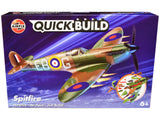 Spitfire Snap Together Painted Plastic Model Airplane Kit (Skill Level 1) by Airfix Quickbuild